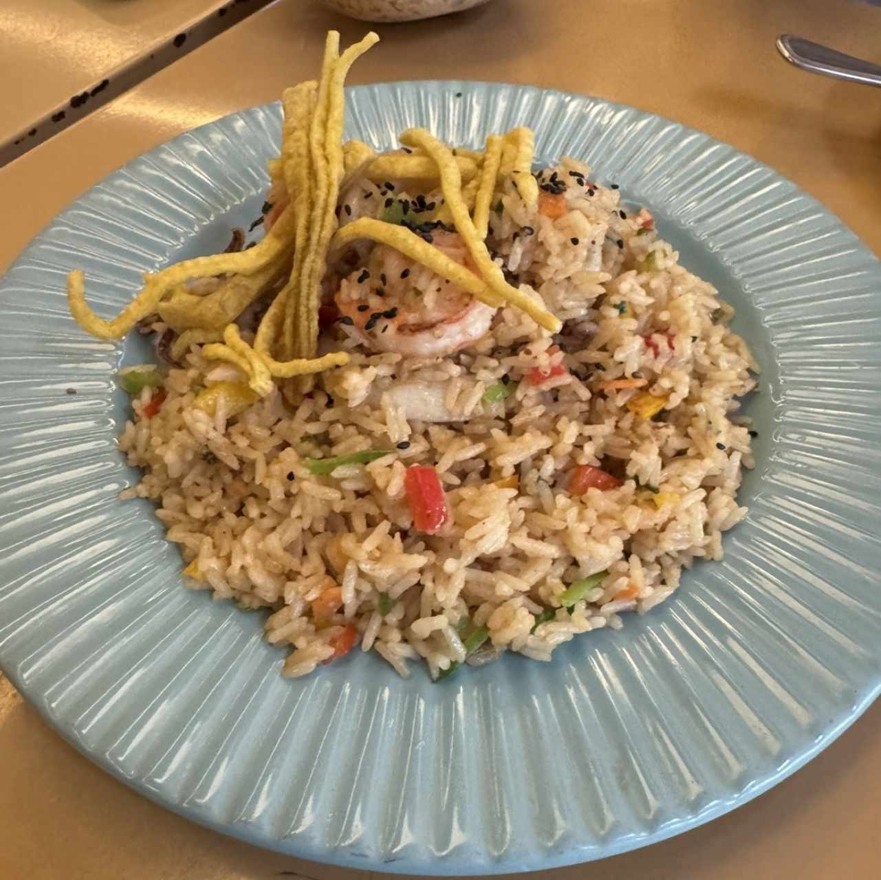 Arroz Chaufa con Mariscos