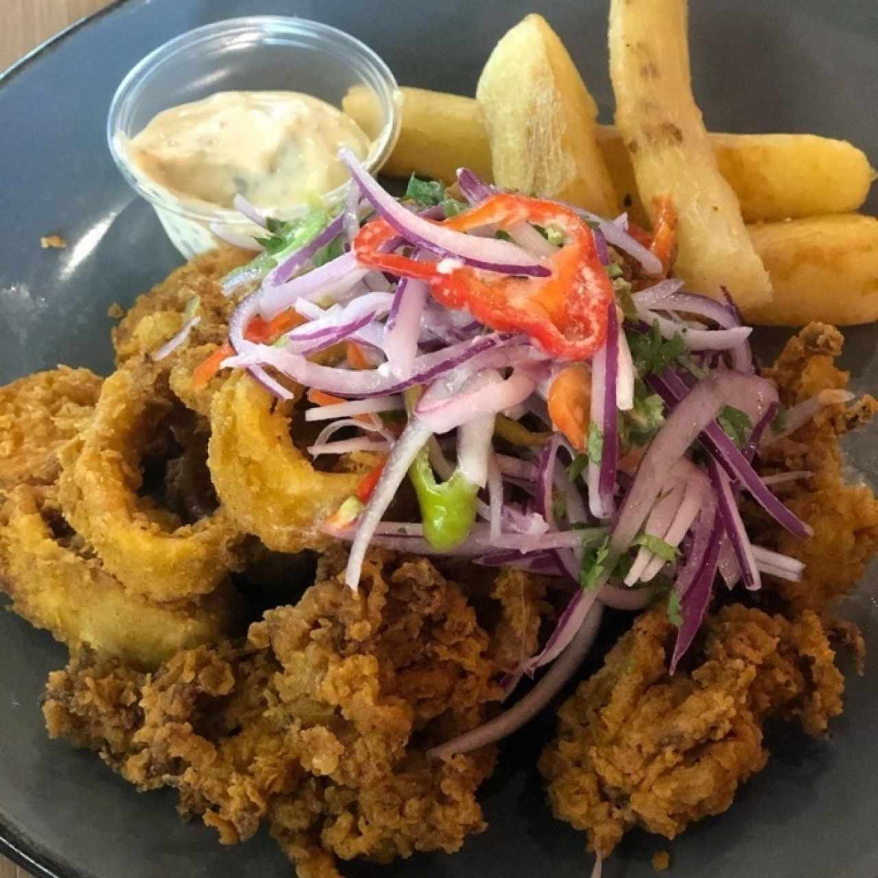 Jalea de Corvina o de Mariscos