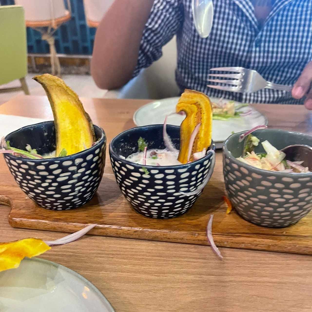 Degustación de tres Ceviches