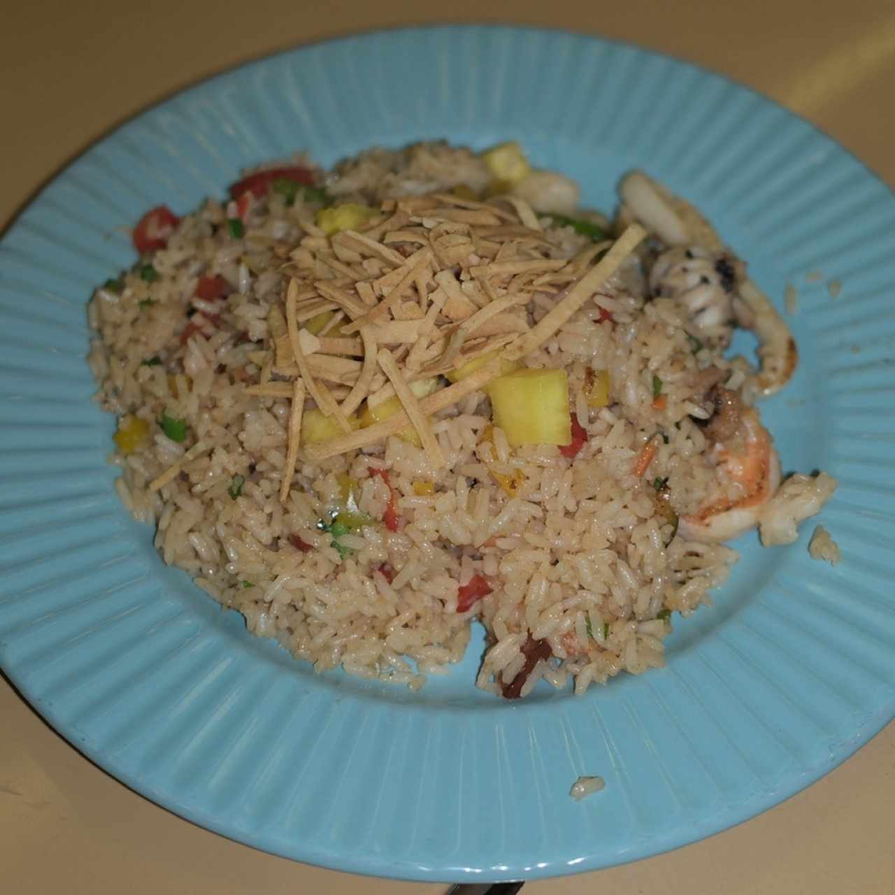 Arroz Chaufa con Mariscos
