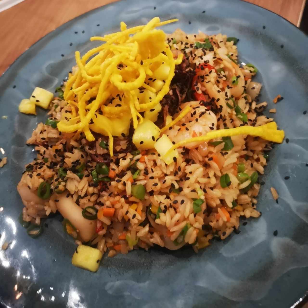 Arroz Chaufa con Mariscos