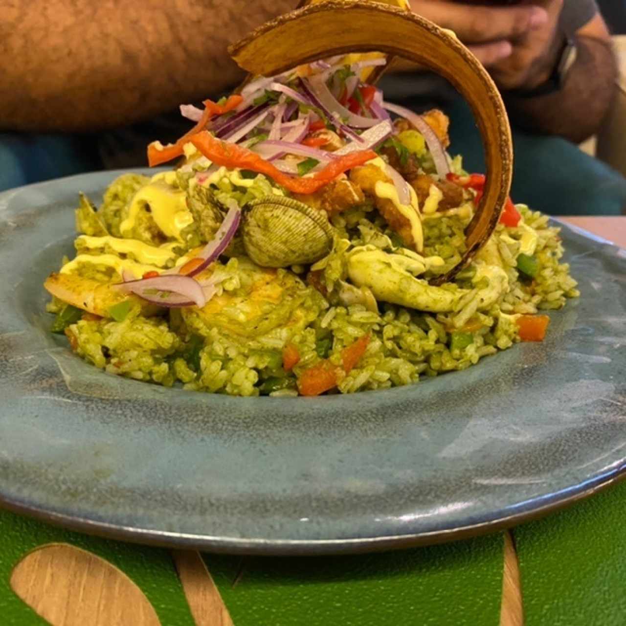 Arroz Chaufa con Mariscos