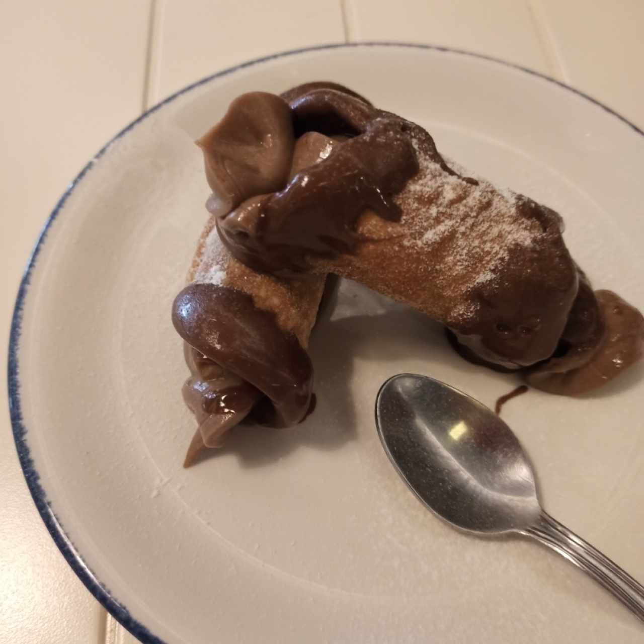 No me acuerdo qué, relleno de chocolate 