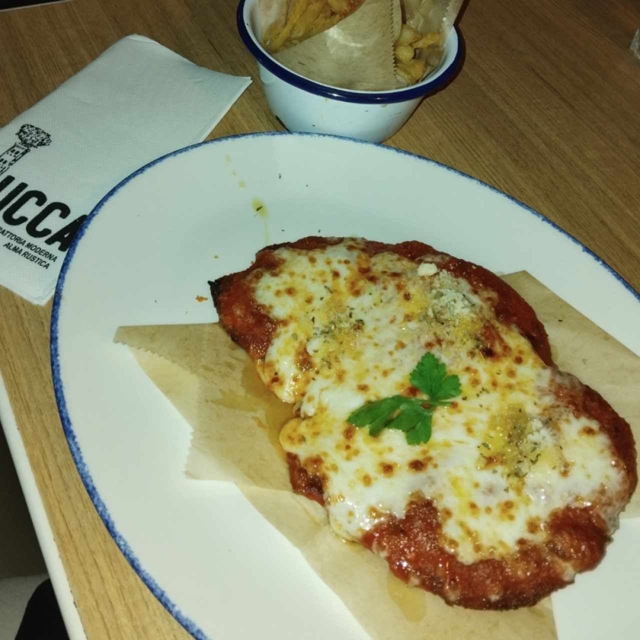 Secondi Piatti - Milanesa de pollo