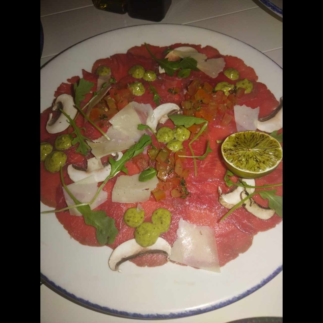 Carpaccio Di Manzo