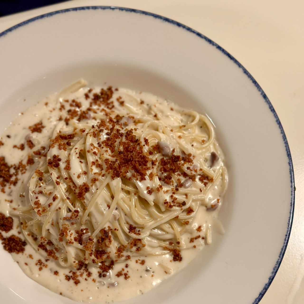 Fetuccini Aglio, Olio,Funghi E Pepperoncino
