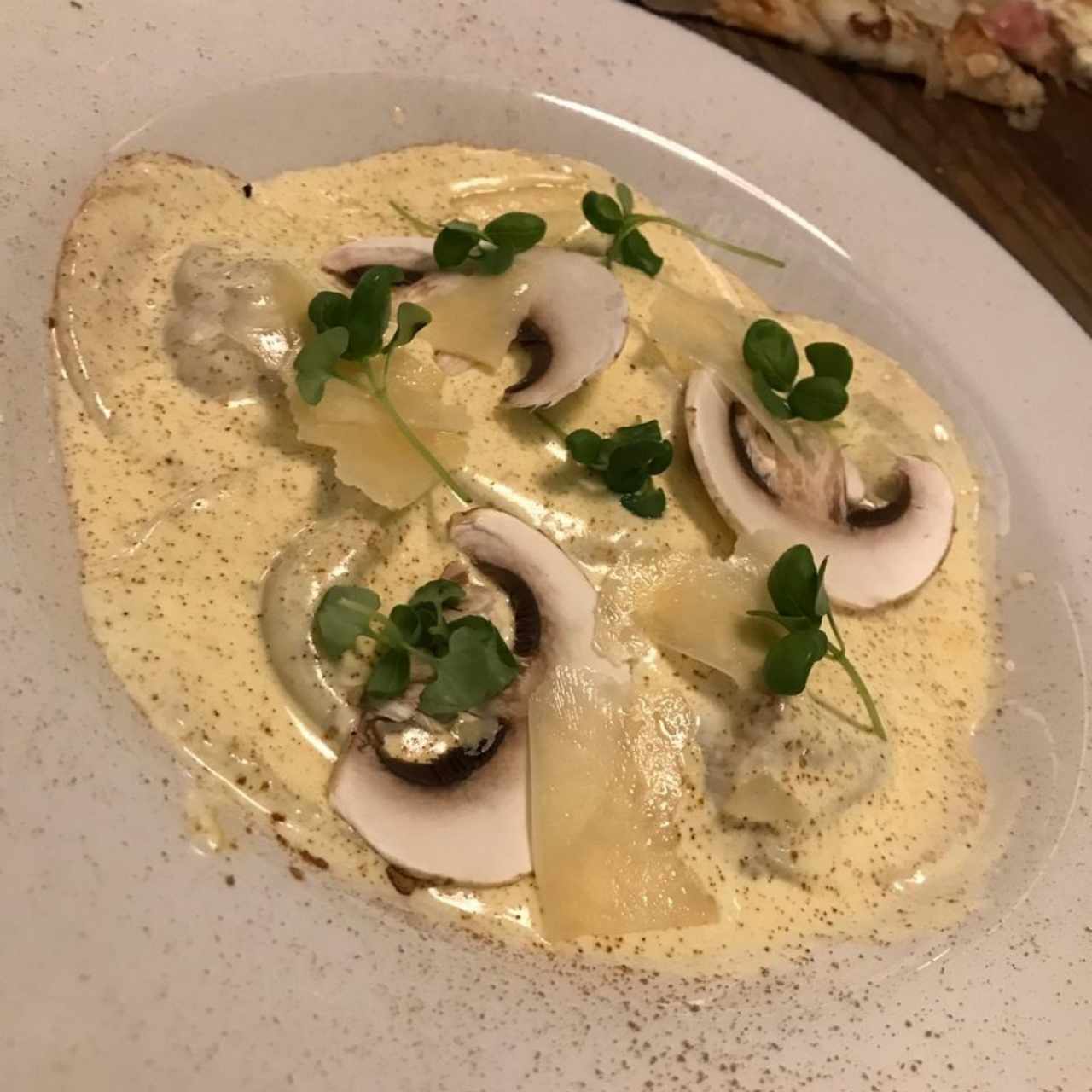 Tortellinis rellenos de hongos