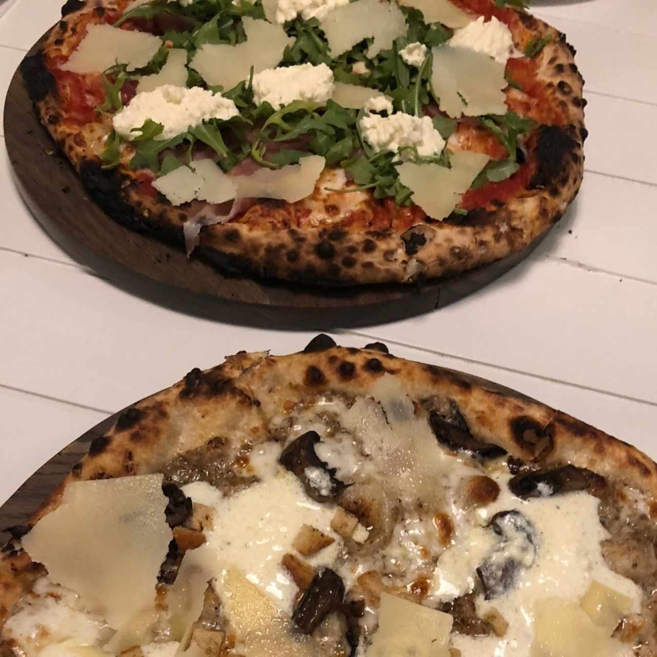 pizza con trufa