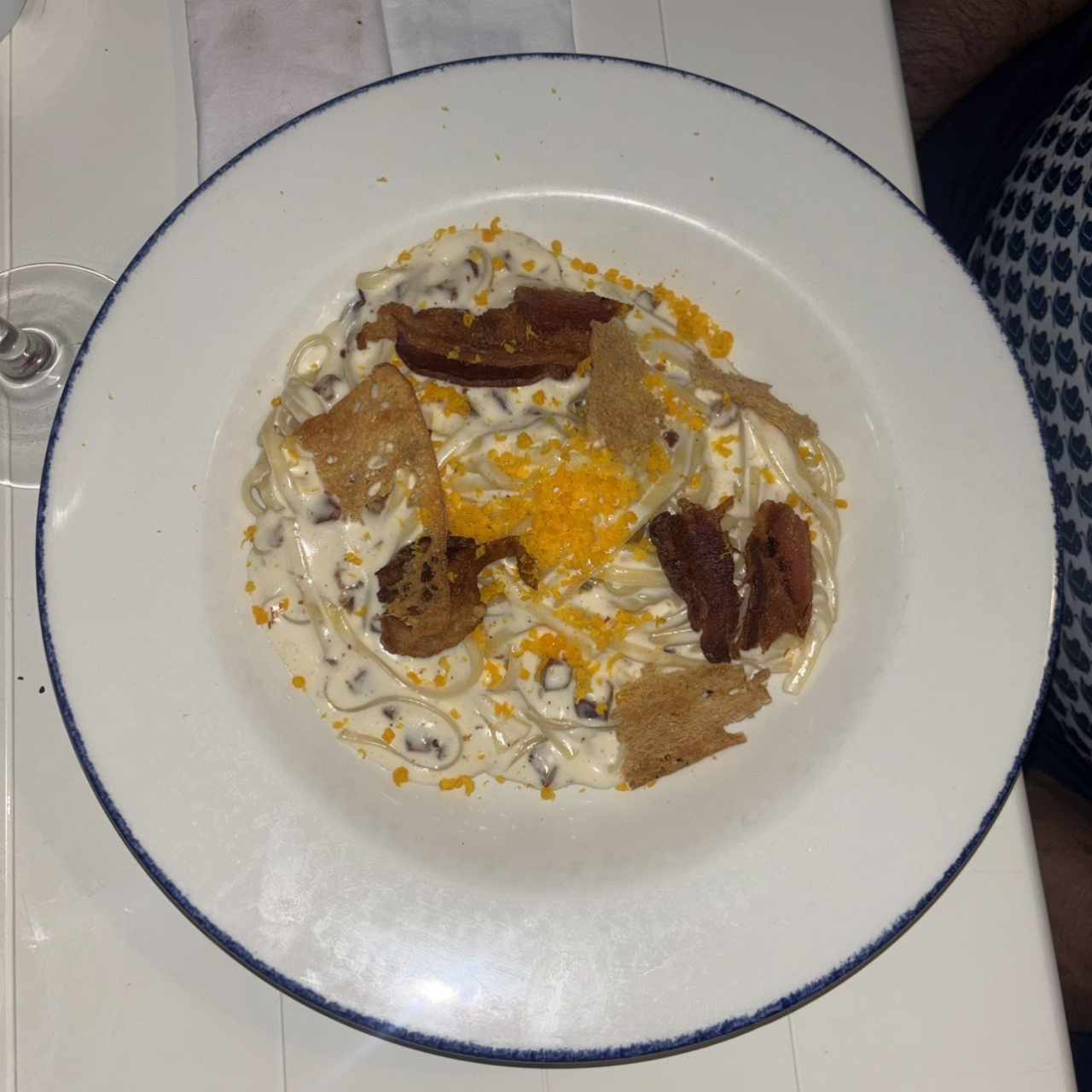 Rigatoni Ni Carbonara Ni Alfredo