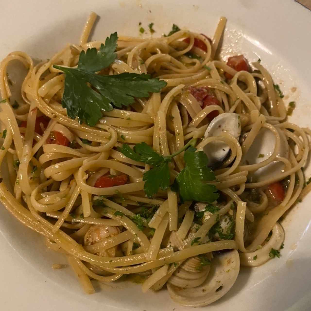 Linguini frutos del mar