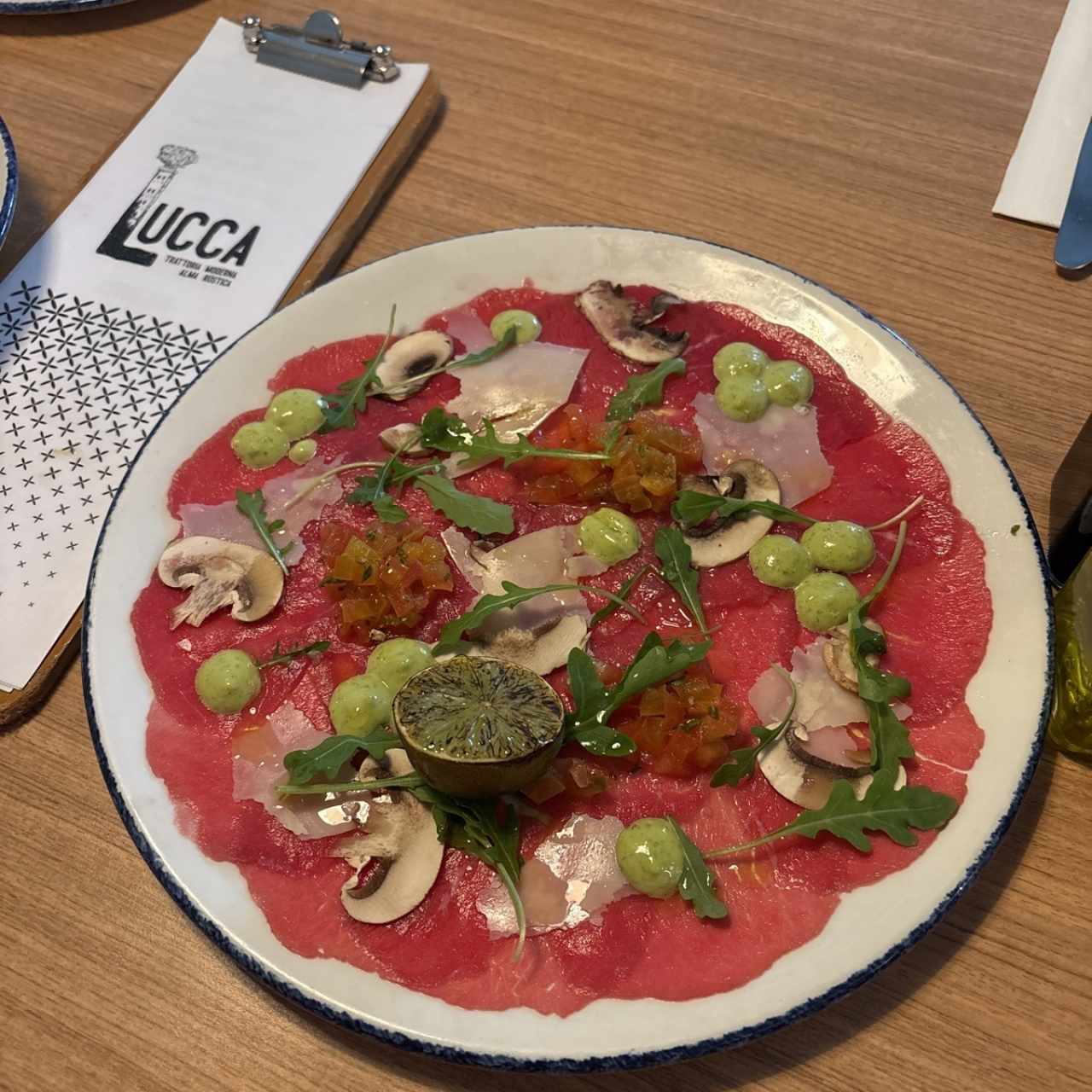 Carpaccio Di Manzo