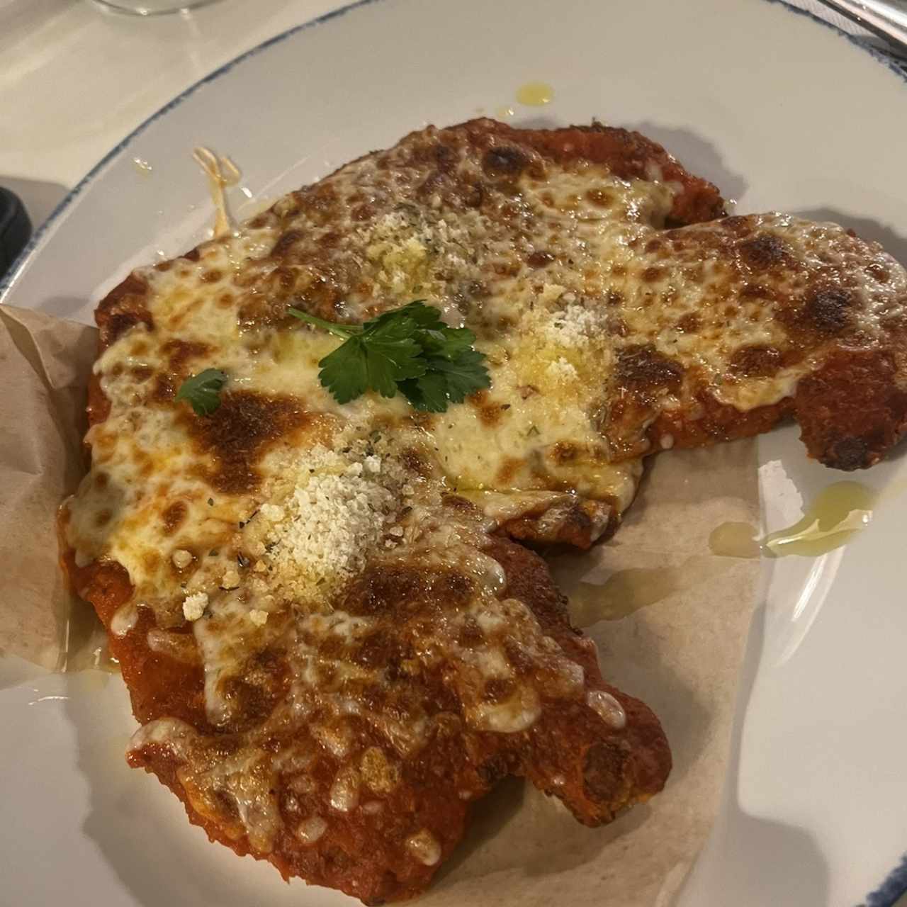Secondi Piatti - Milanesa de pollo