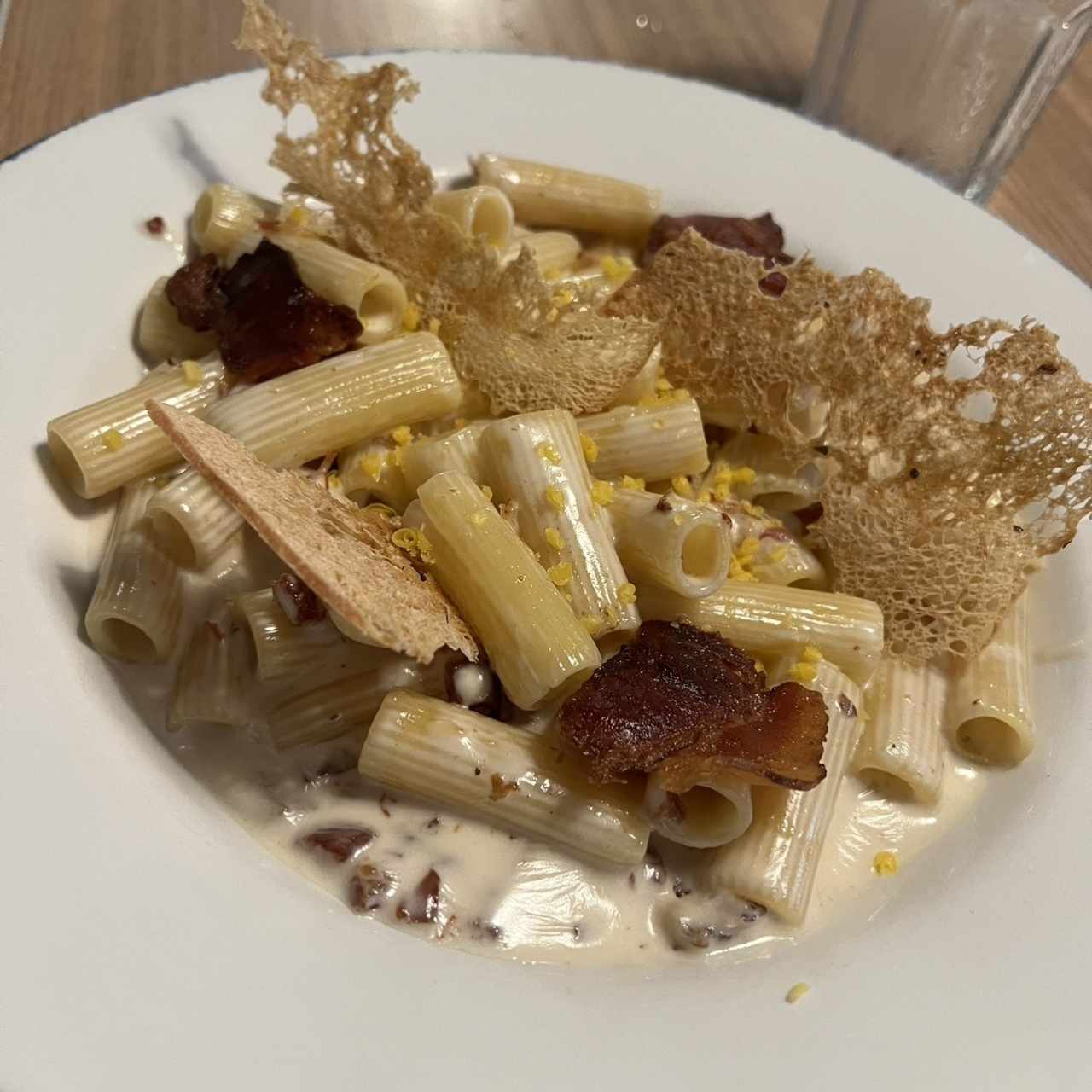 Rigatoni Ni Carbonara Ni Alfredo