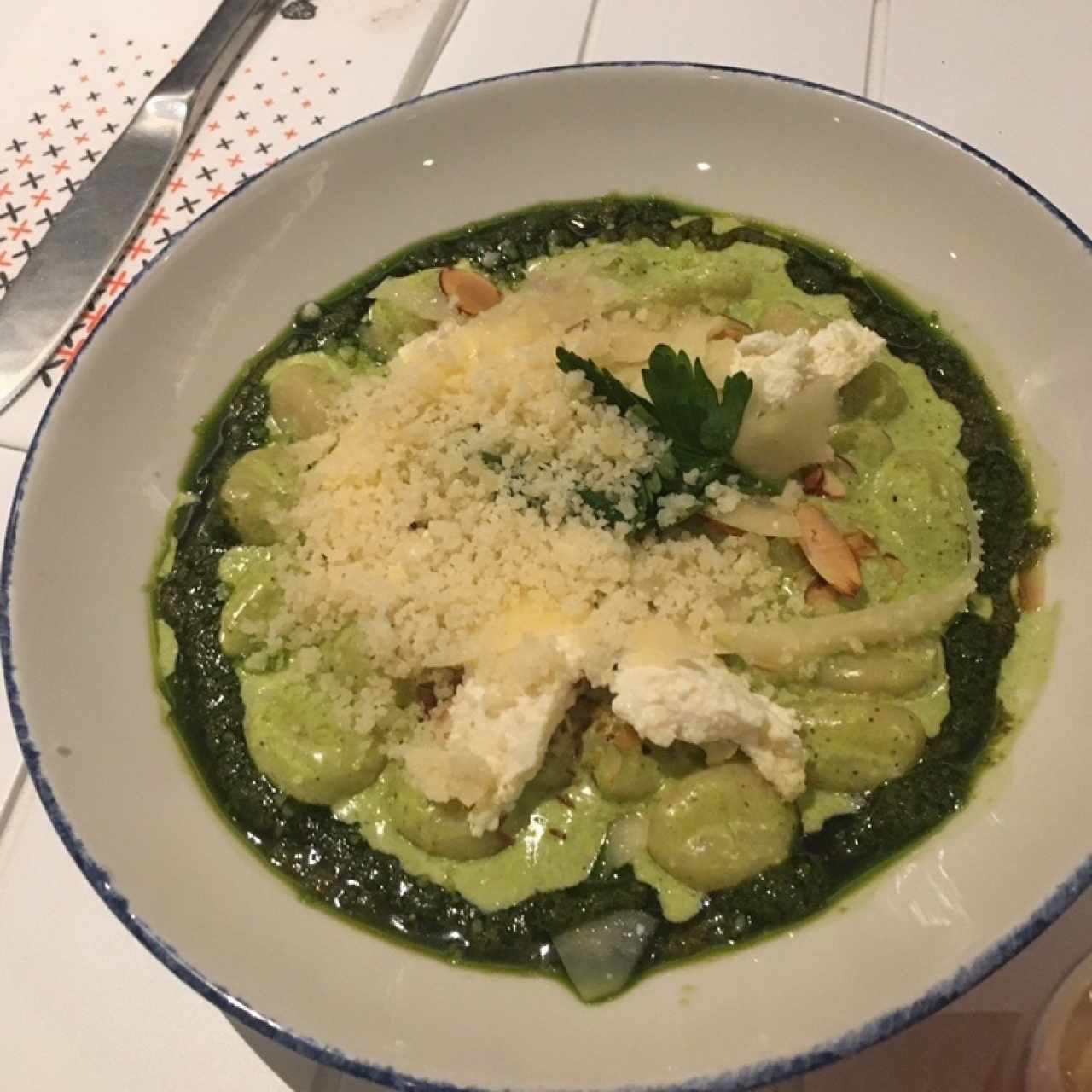 Gnocchi al pesto