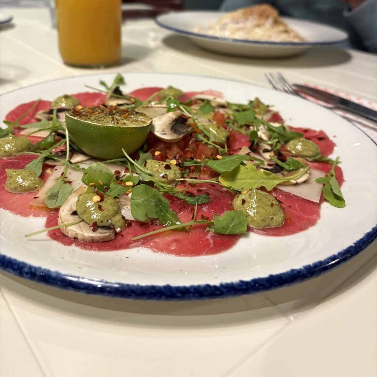 Carpaccio Di Manzo
