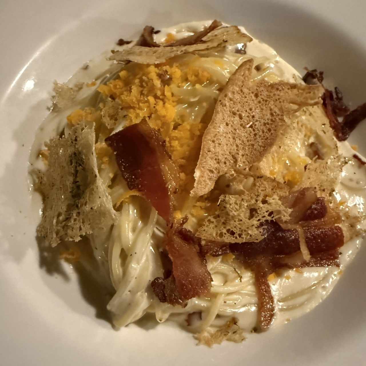 Rigatoni Ni Carbonara Ni Alfredo
