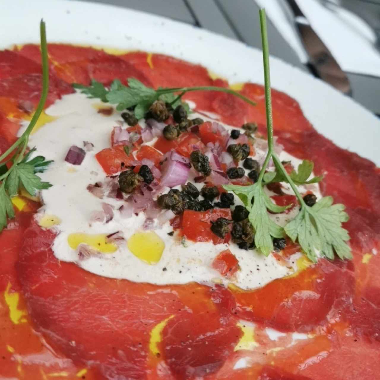 carpaccio di manzo