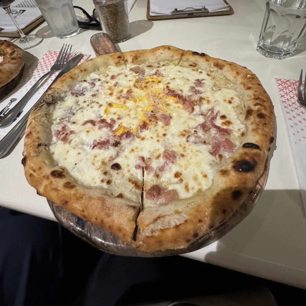 Pizzas Extraordinarias - Pizza Carbonara
