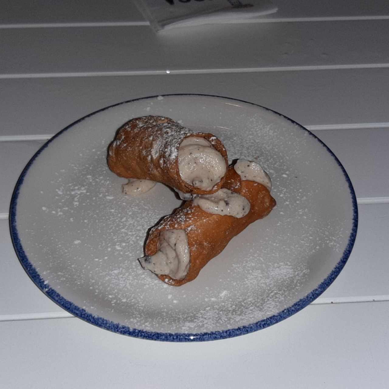 Canoli de queso Mascarponi
