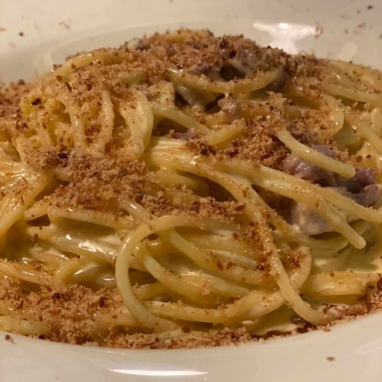 Rigatoni Ni Carbonara Ni Alfredo