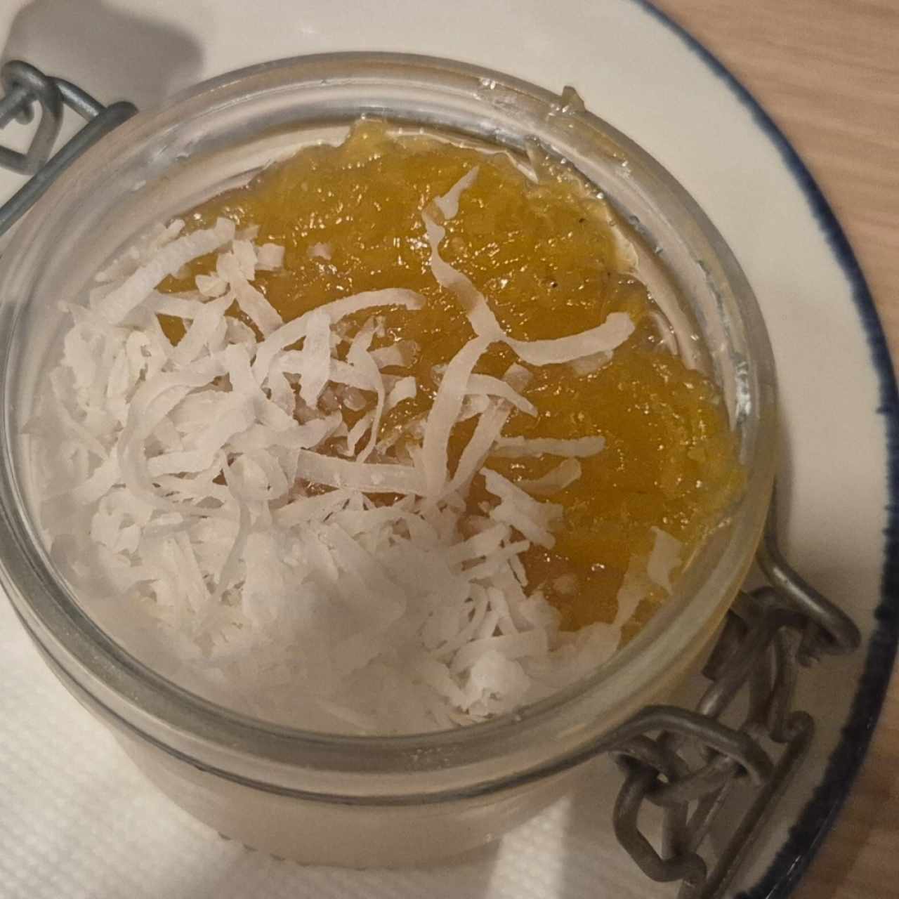 Panacotta de Piña Colada