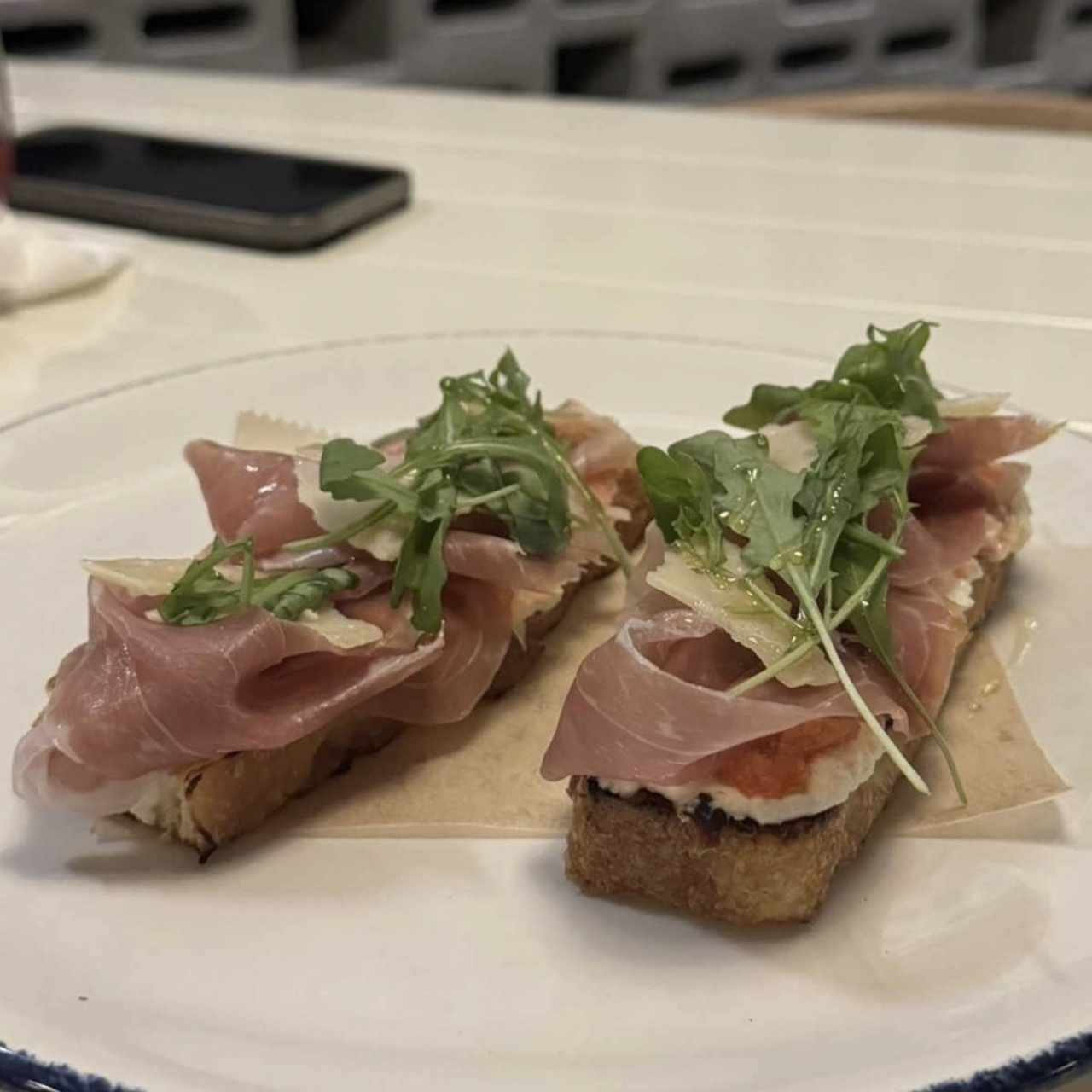 Crostini Prosciutto Di San Danielle