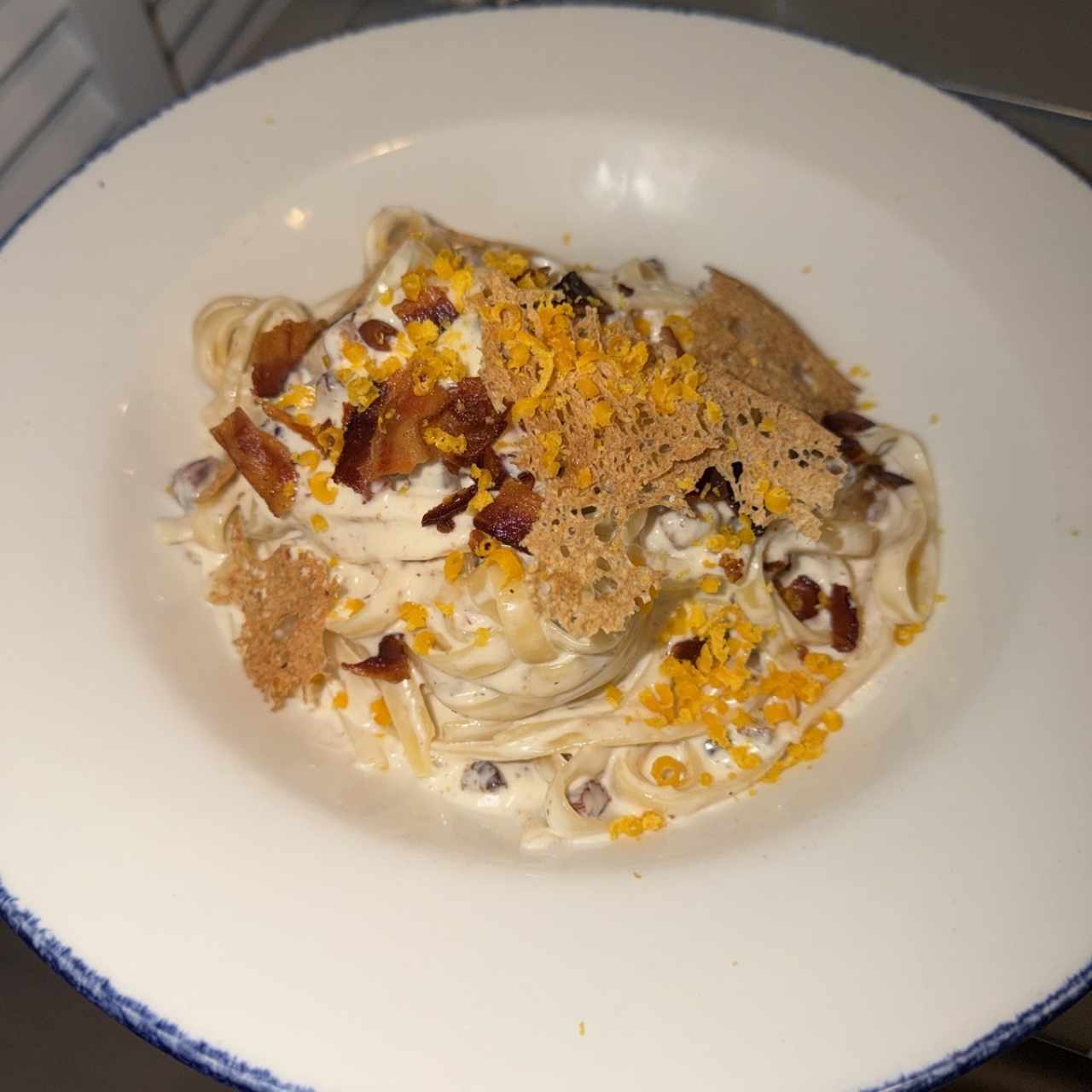 Fetuccini carbonara