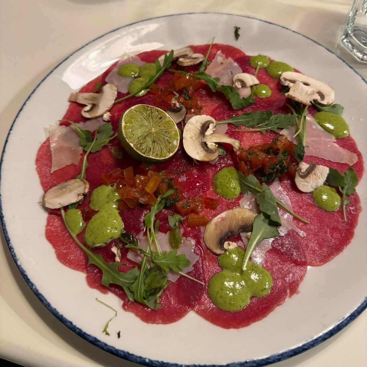 Carpaccio Di Manzo