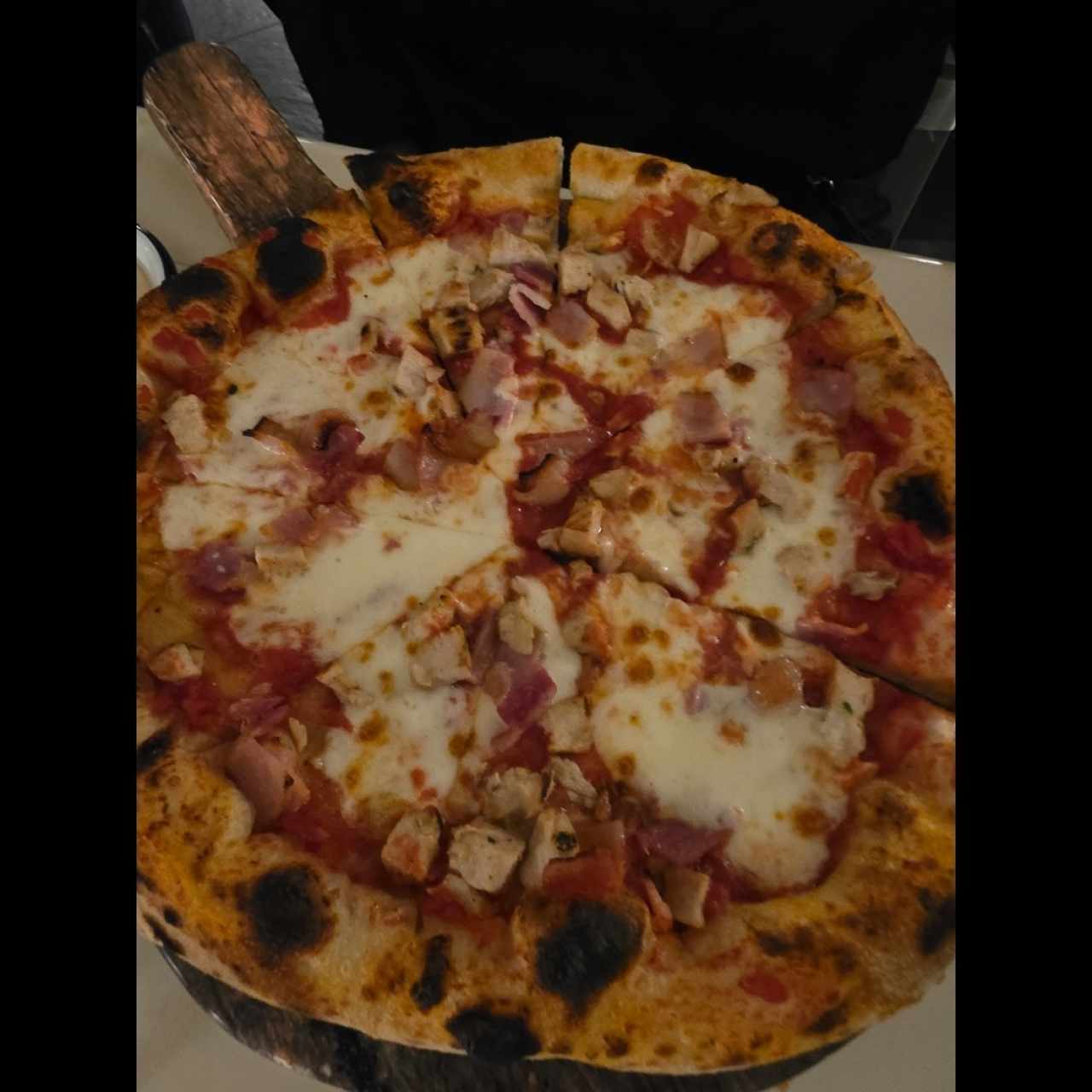 pizza de pollo