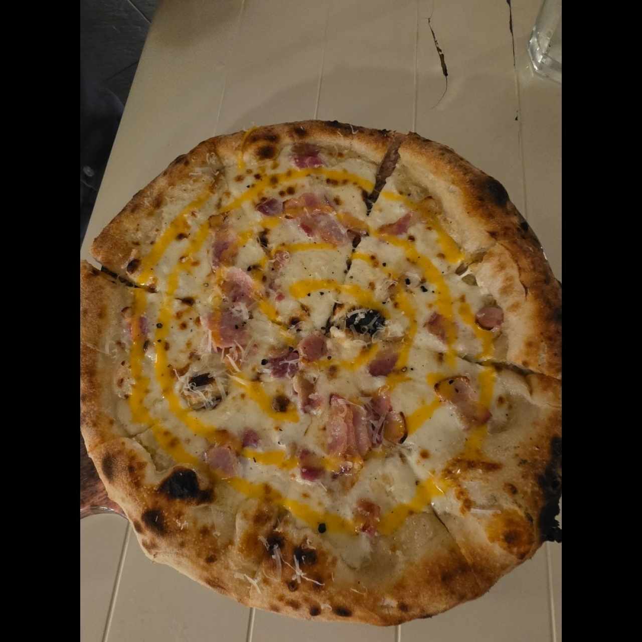 Pizzas Extraordinarias - Pizza Carbonara