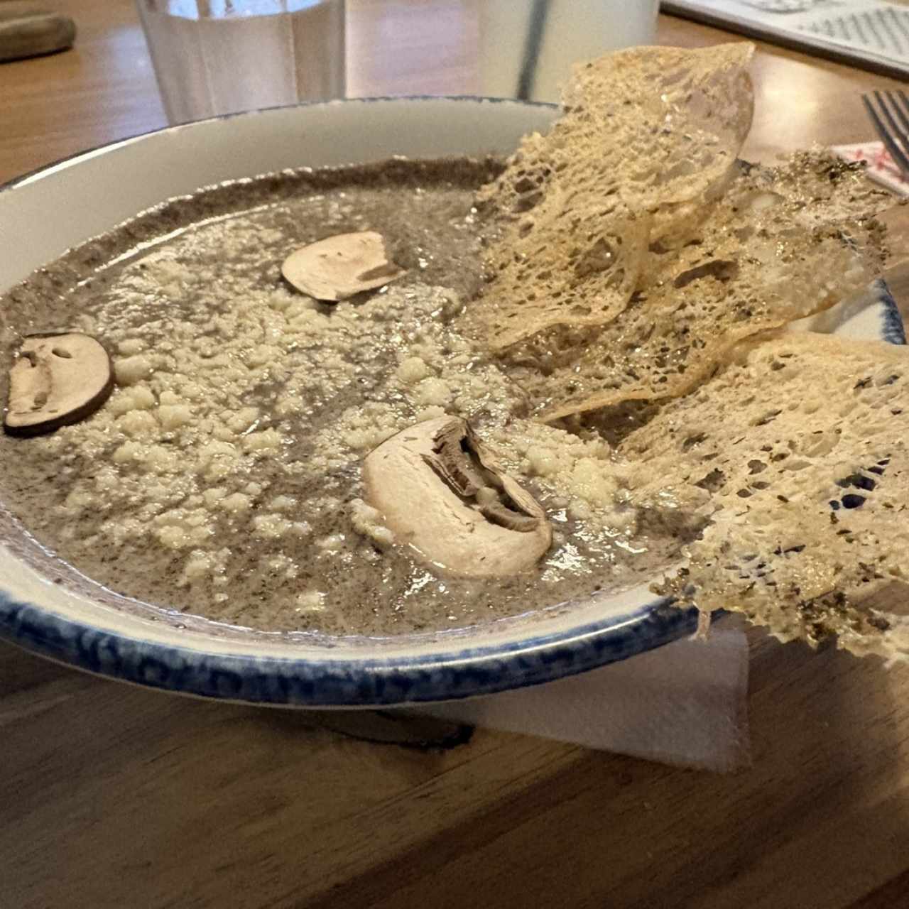 Crema de champiñones 