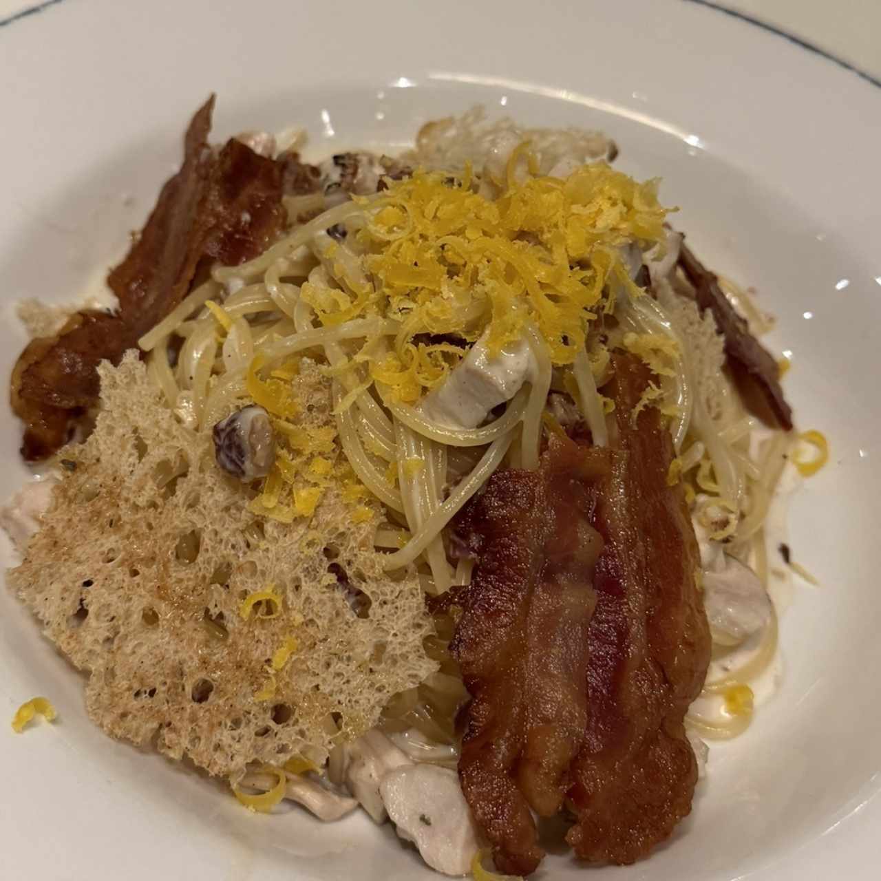 Rigatoni Ni Carbonara Ni Alfredo