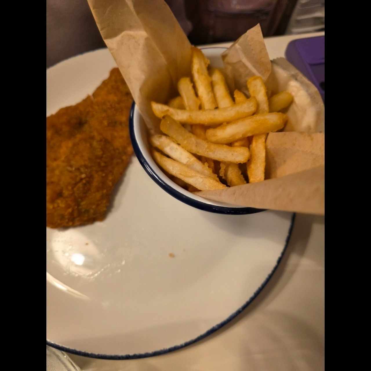 Secondi Piatti - Milanesa de pollo
