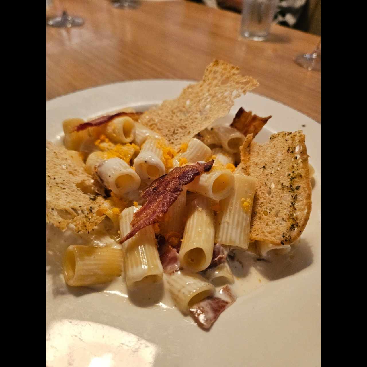 Rigatoni Ni Carbonara Ni Alfredo