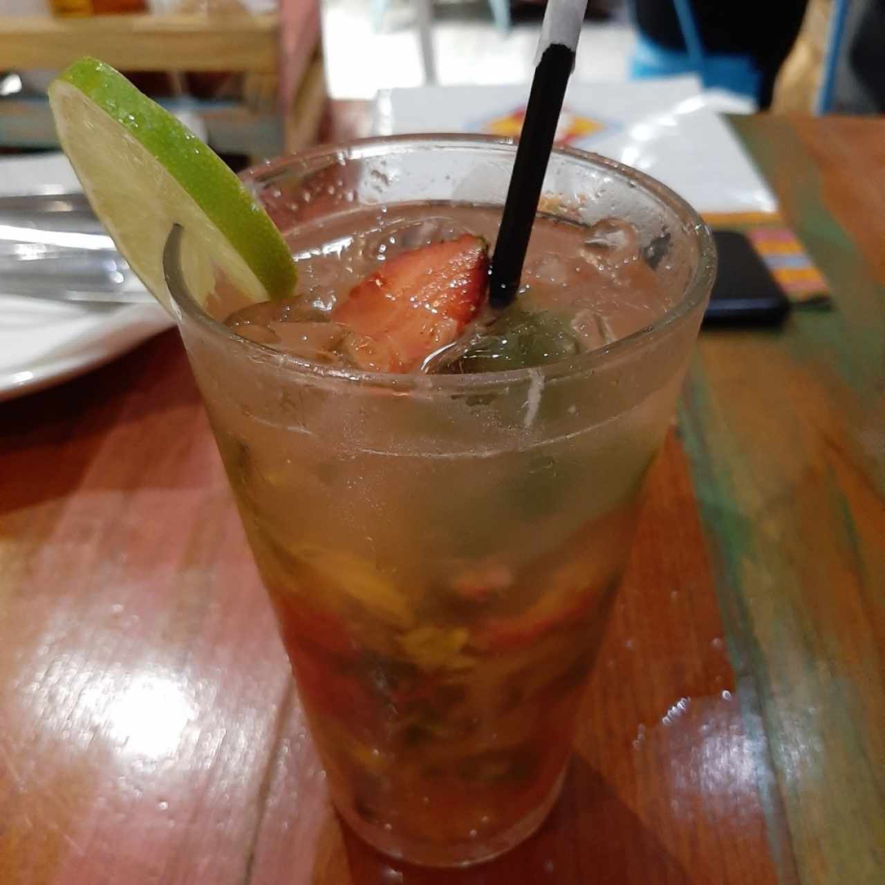 mojito de piña y fresa
