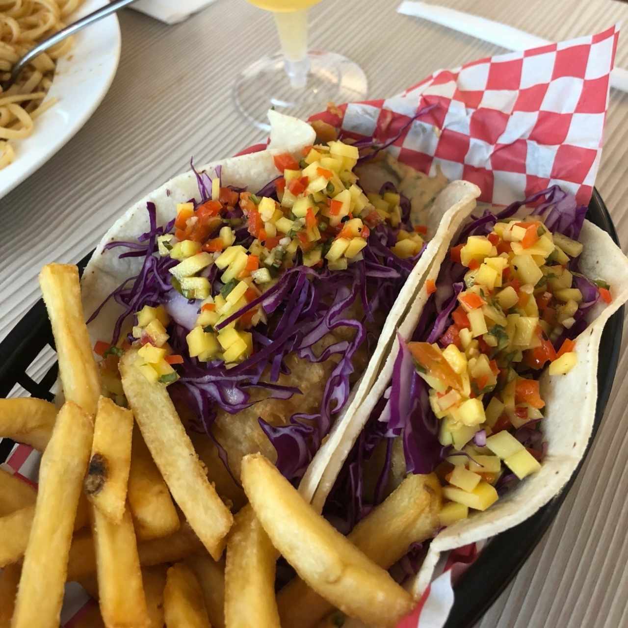 tacos de mero crispy