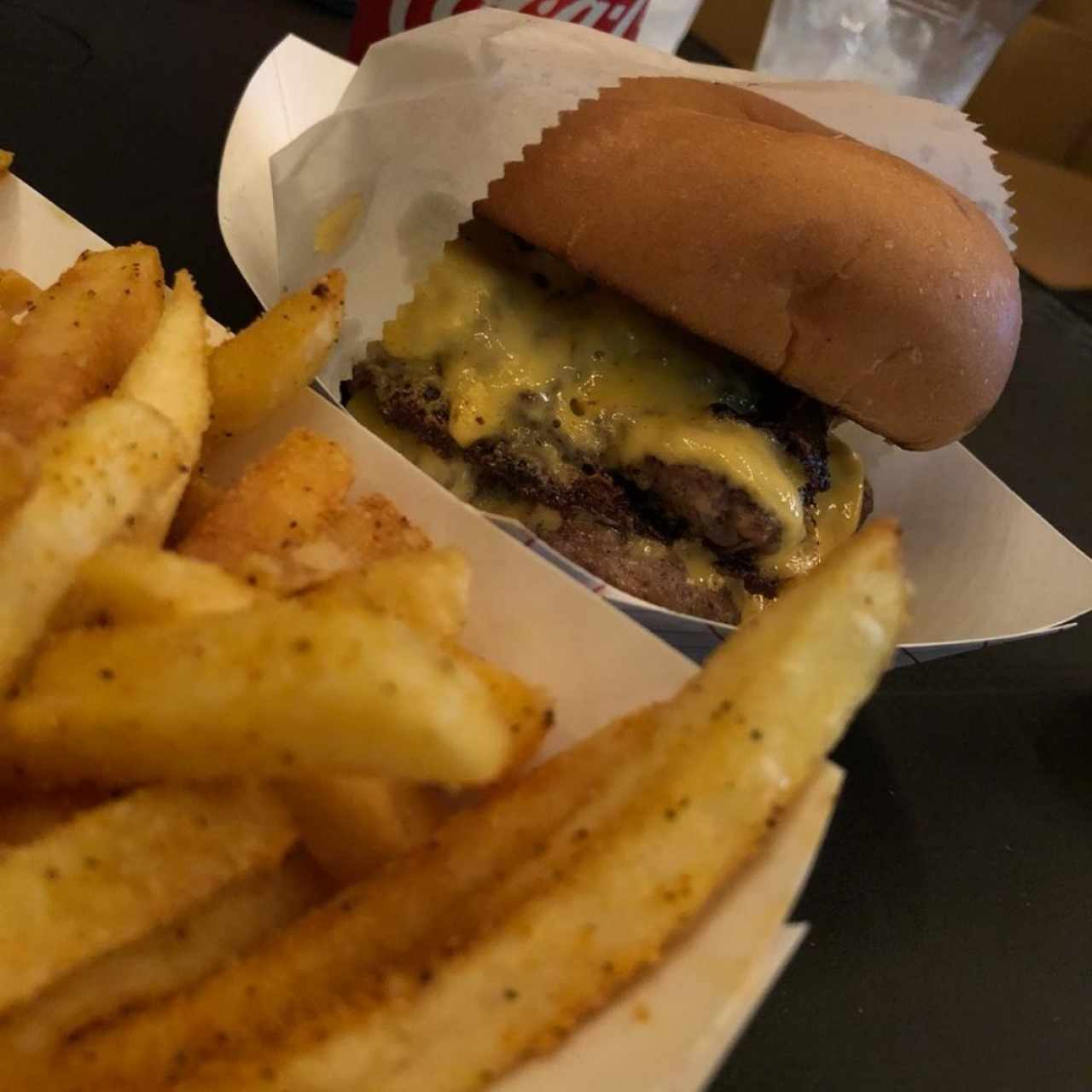 4 Burger doble + bacon 