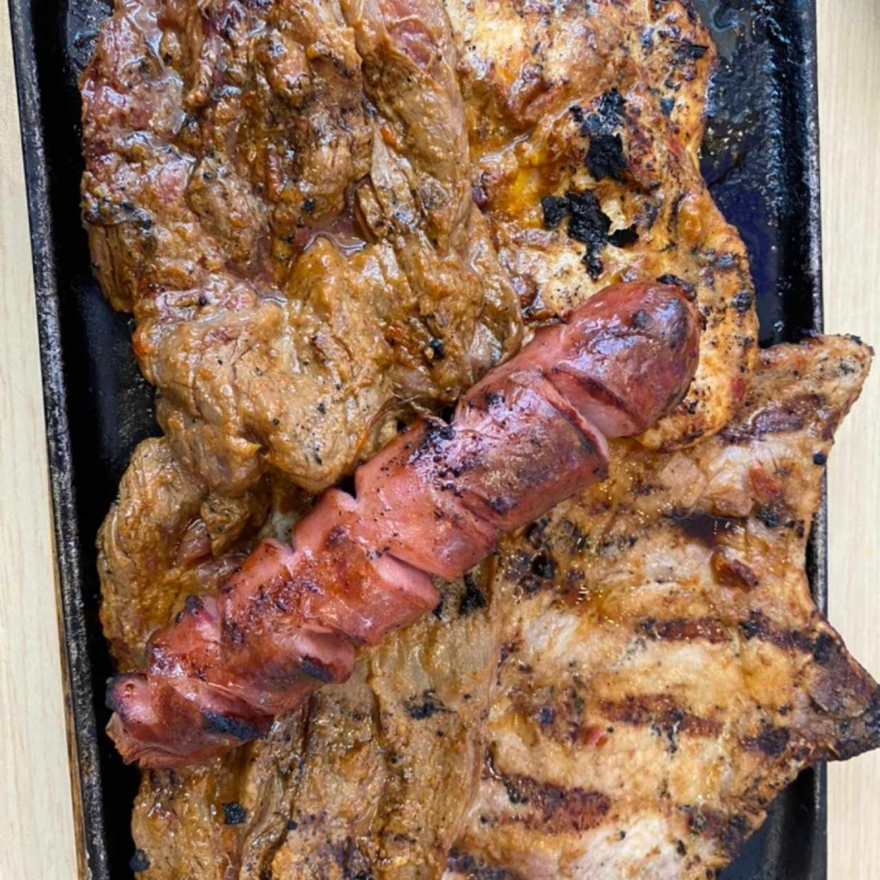 Parrillada con Entraña.  