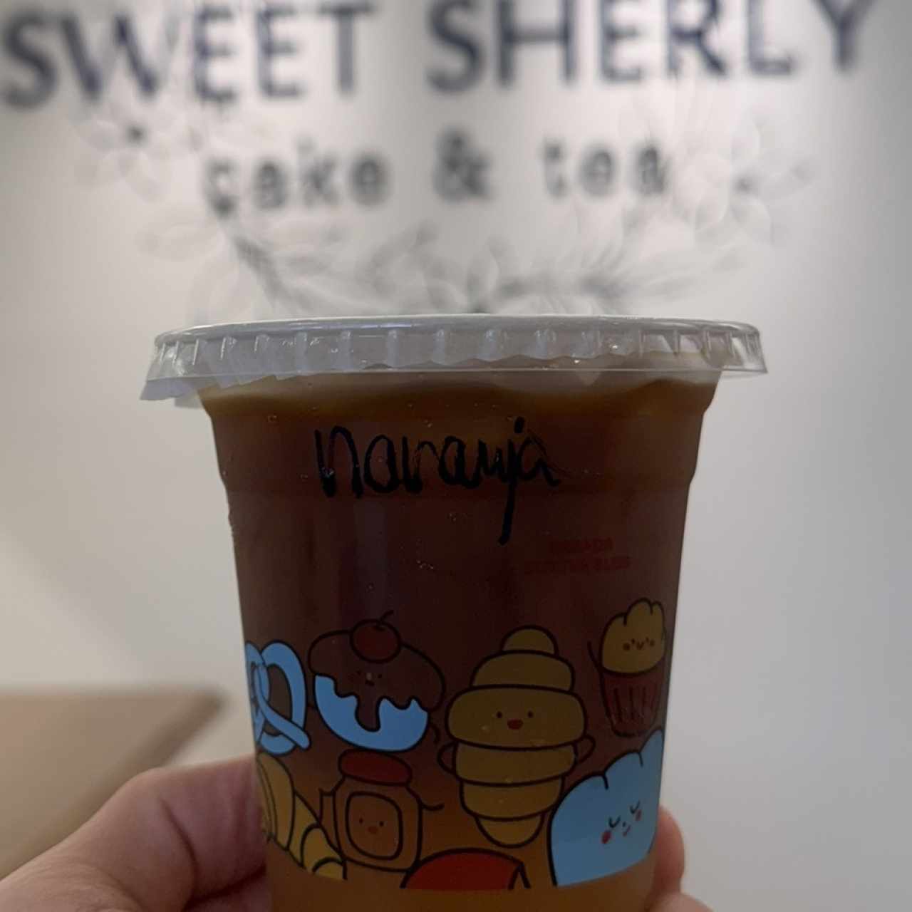 Naranja con Café Americano