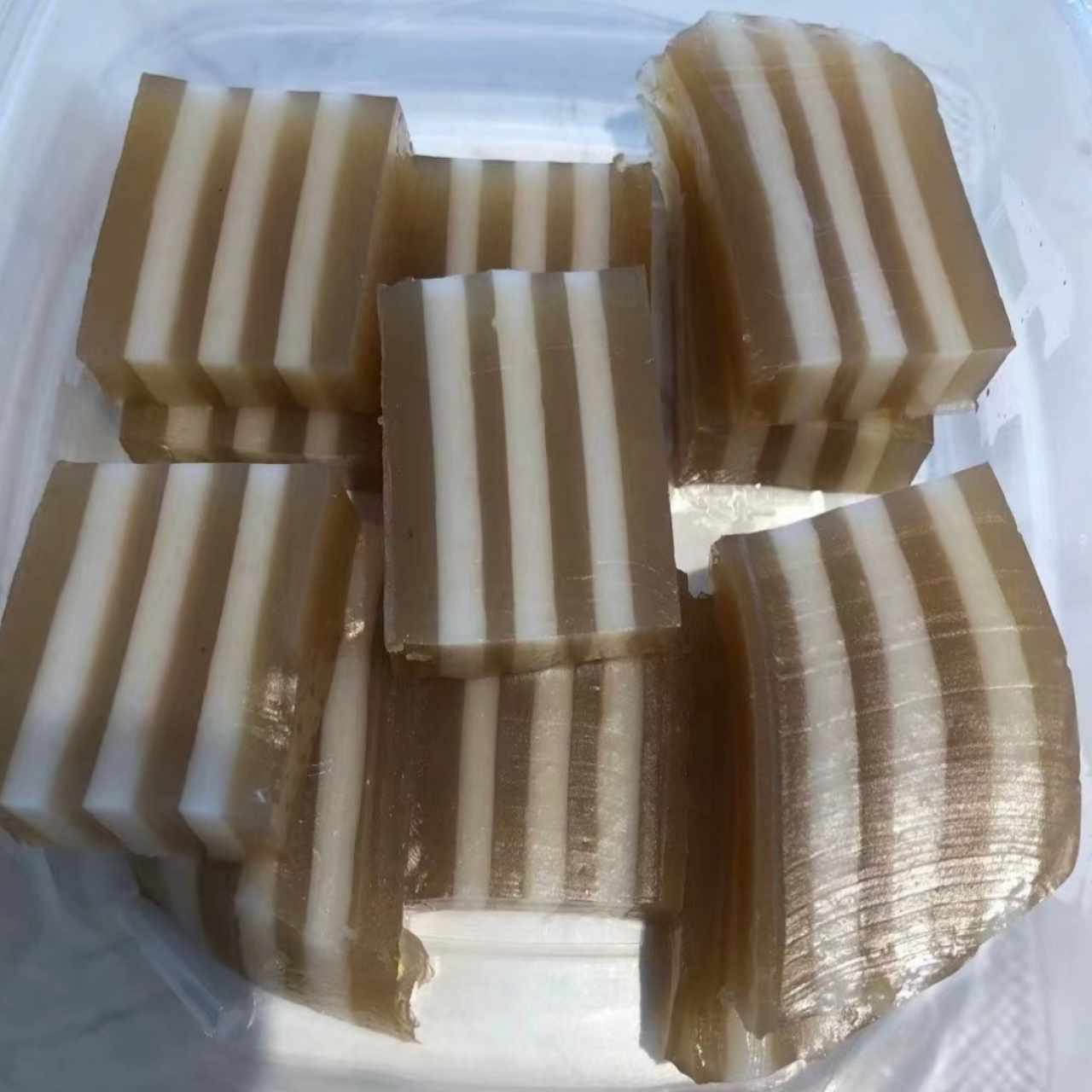 Gelatina de castañas de agua 