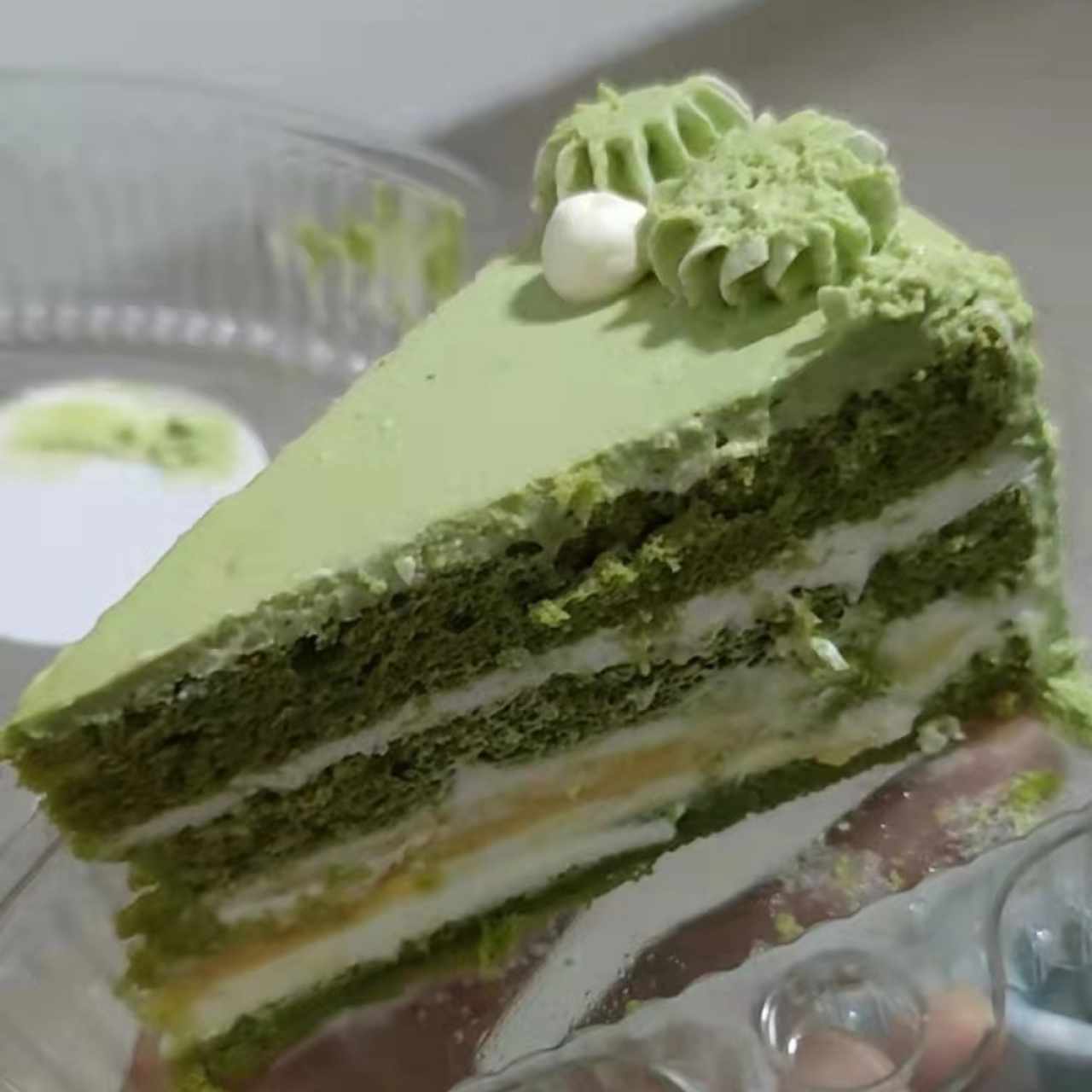 Bizcocho sabor matcha y maracuyá 