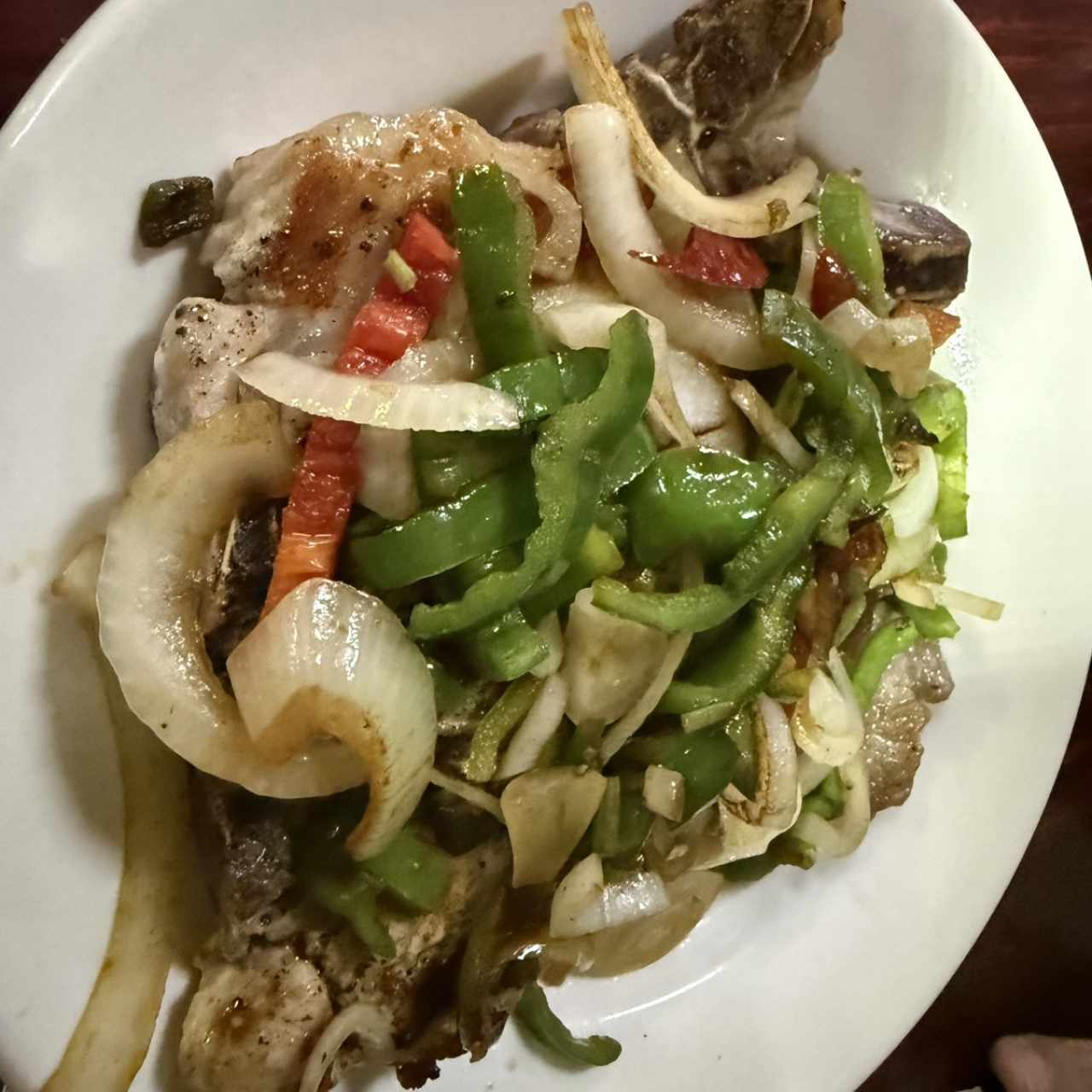 Carnes - Chuleta encebollada