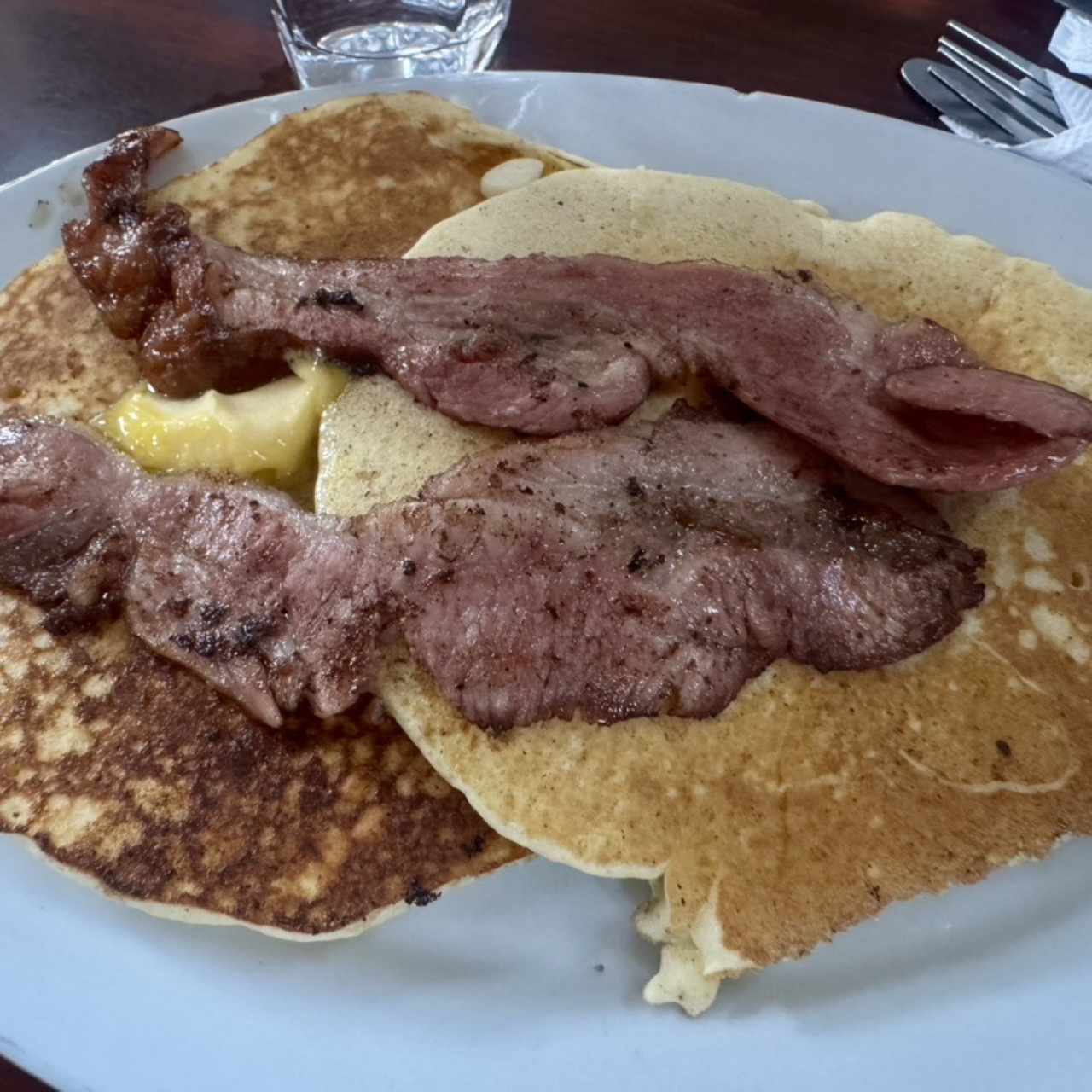 Pan cake Con Tocino