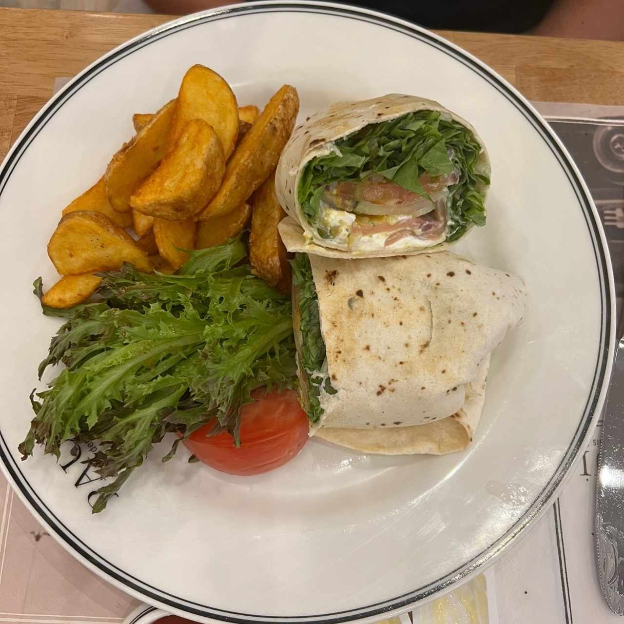Wrap de salmón