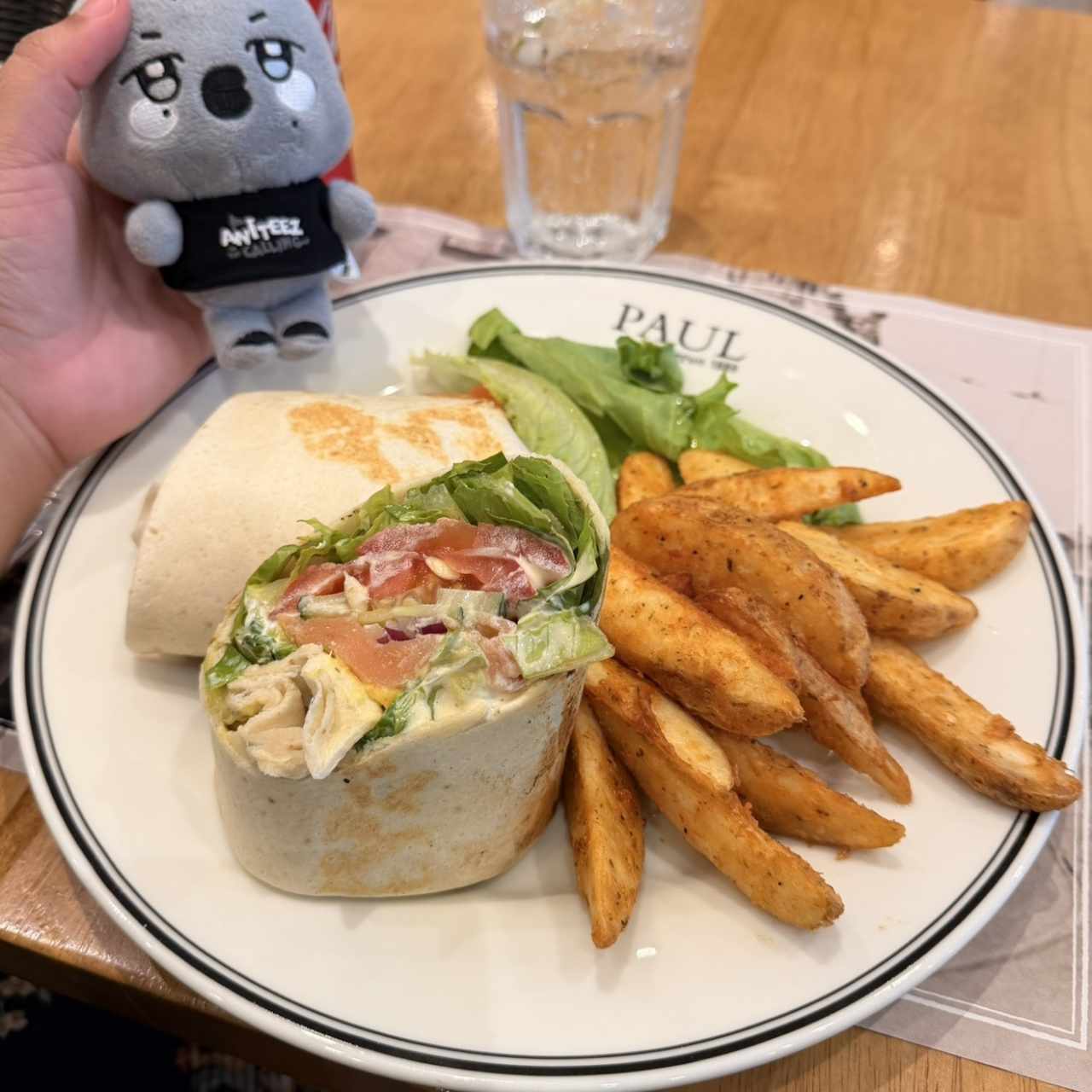 Wrap au Saumon Fumé