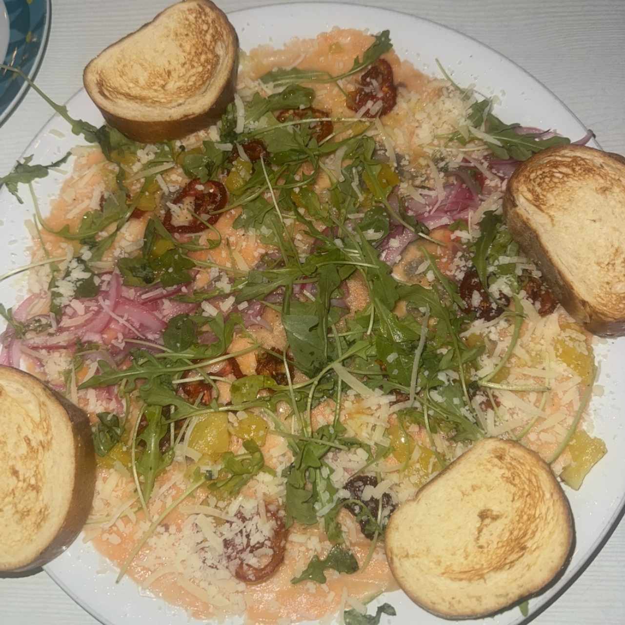 Entradas - Carpaccio de Salmón