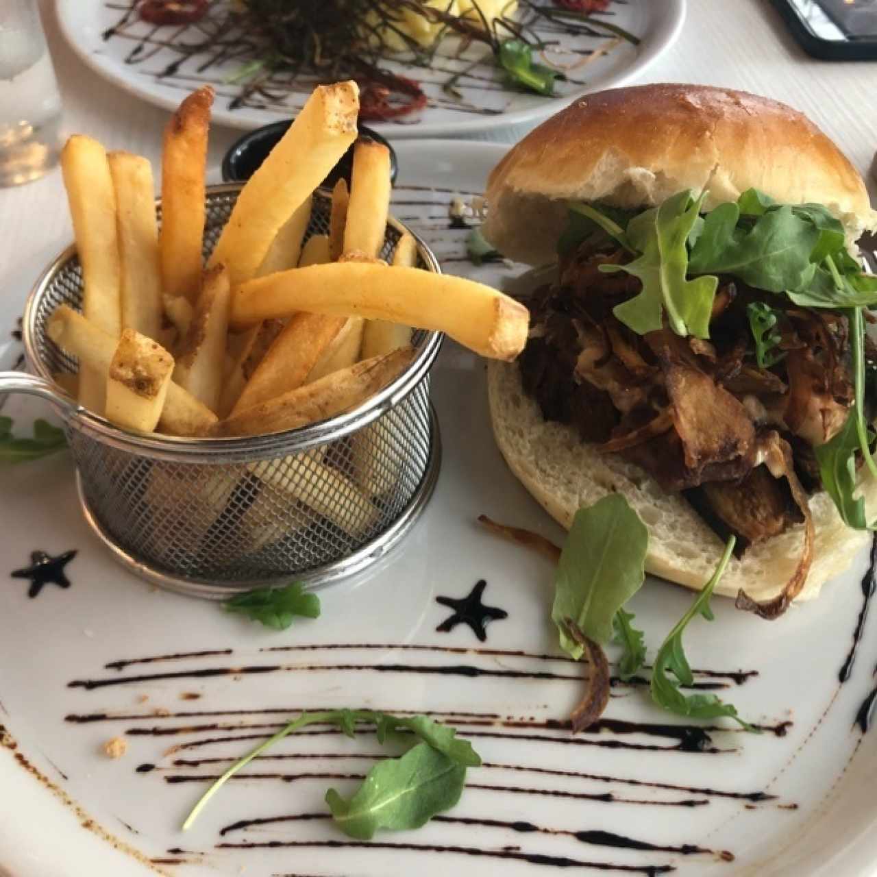 Carbonara burger