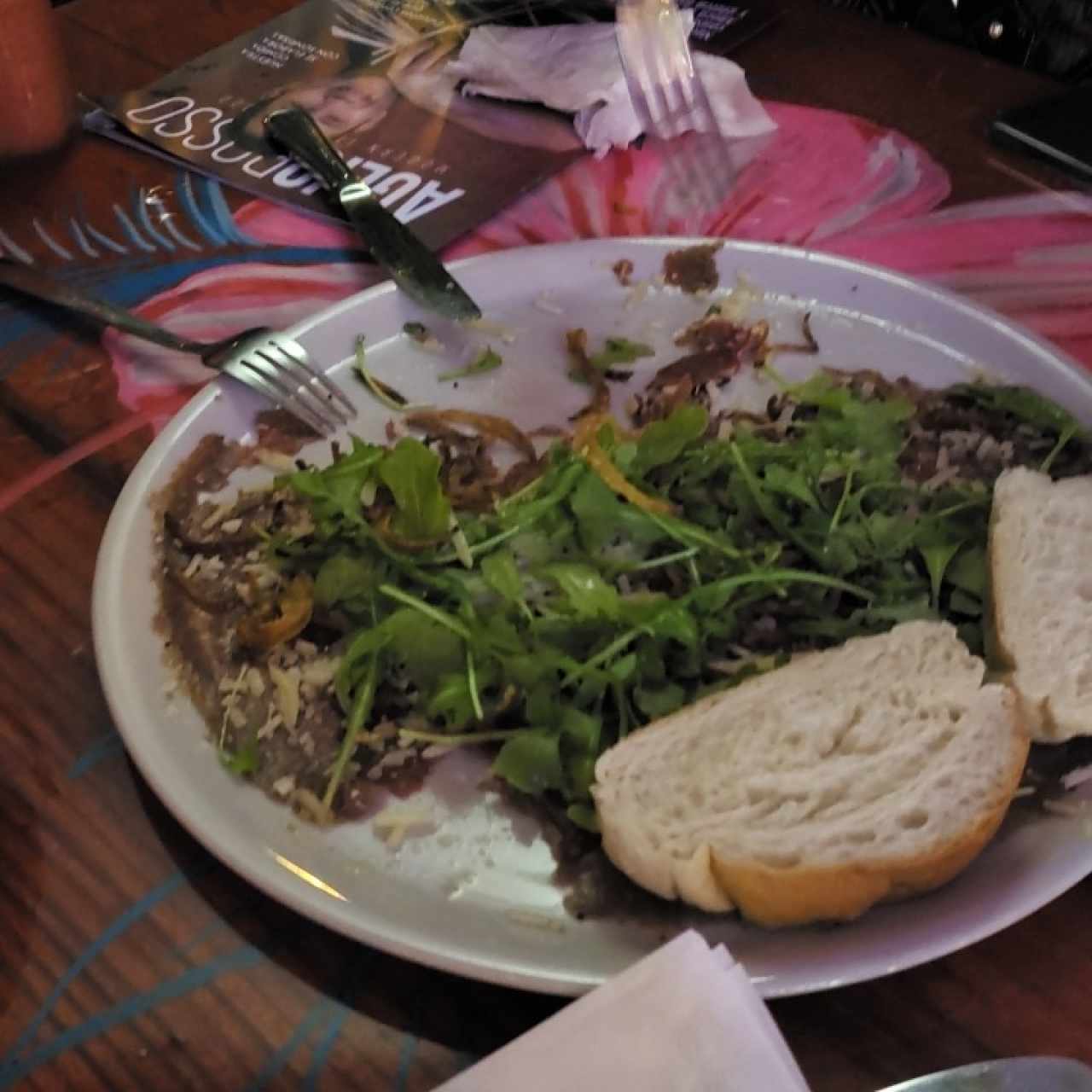 carpaccio de res
