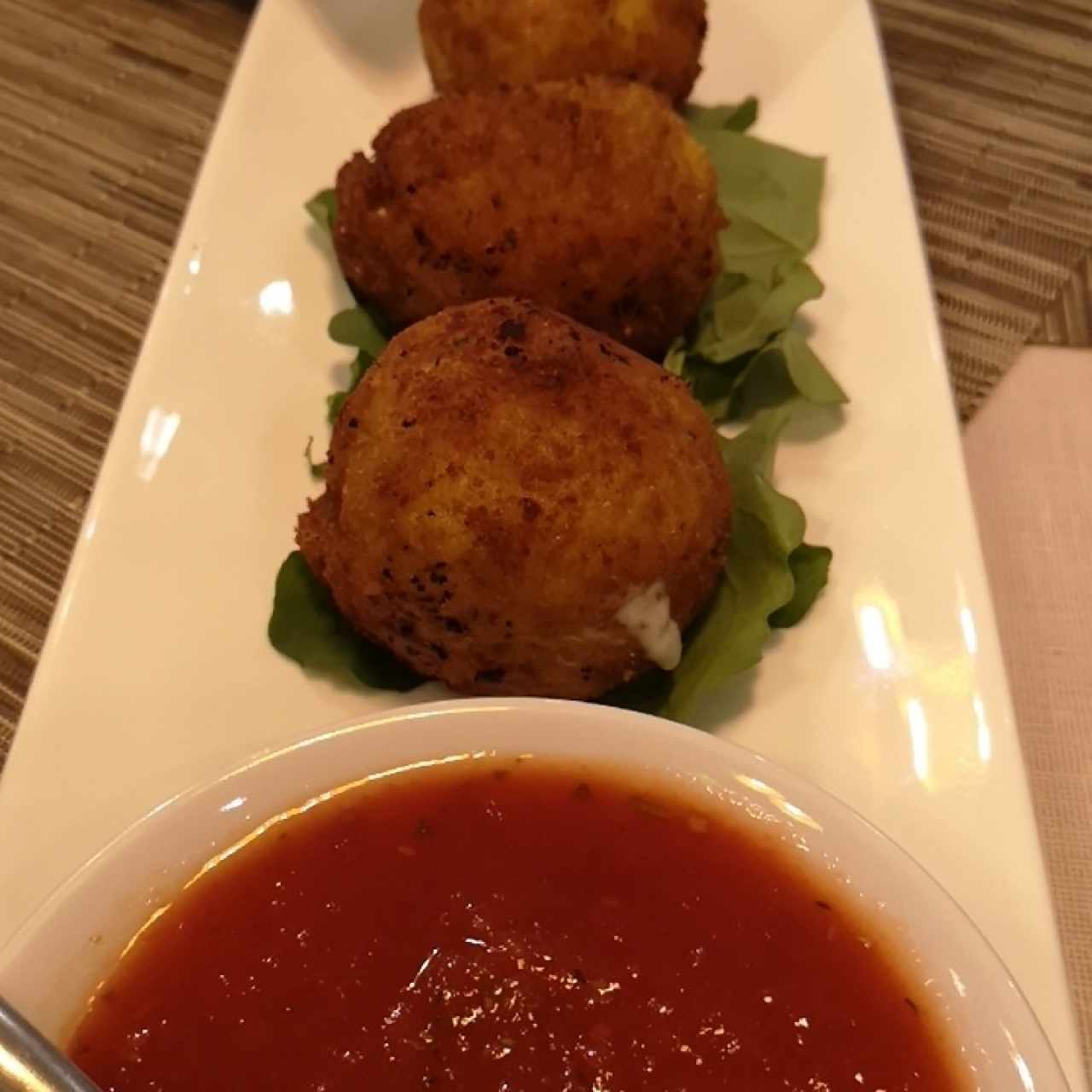 arancinis de queso