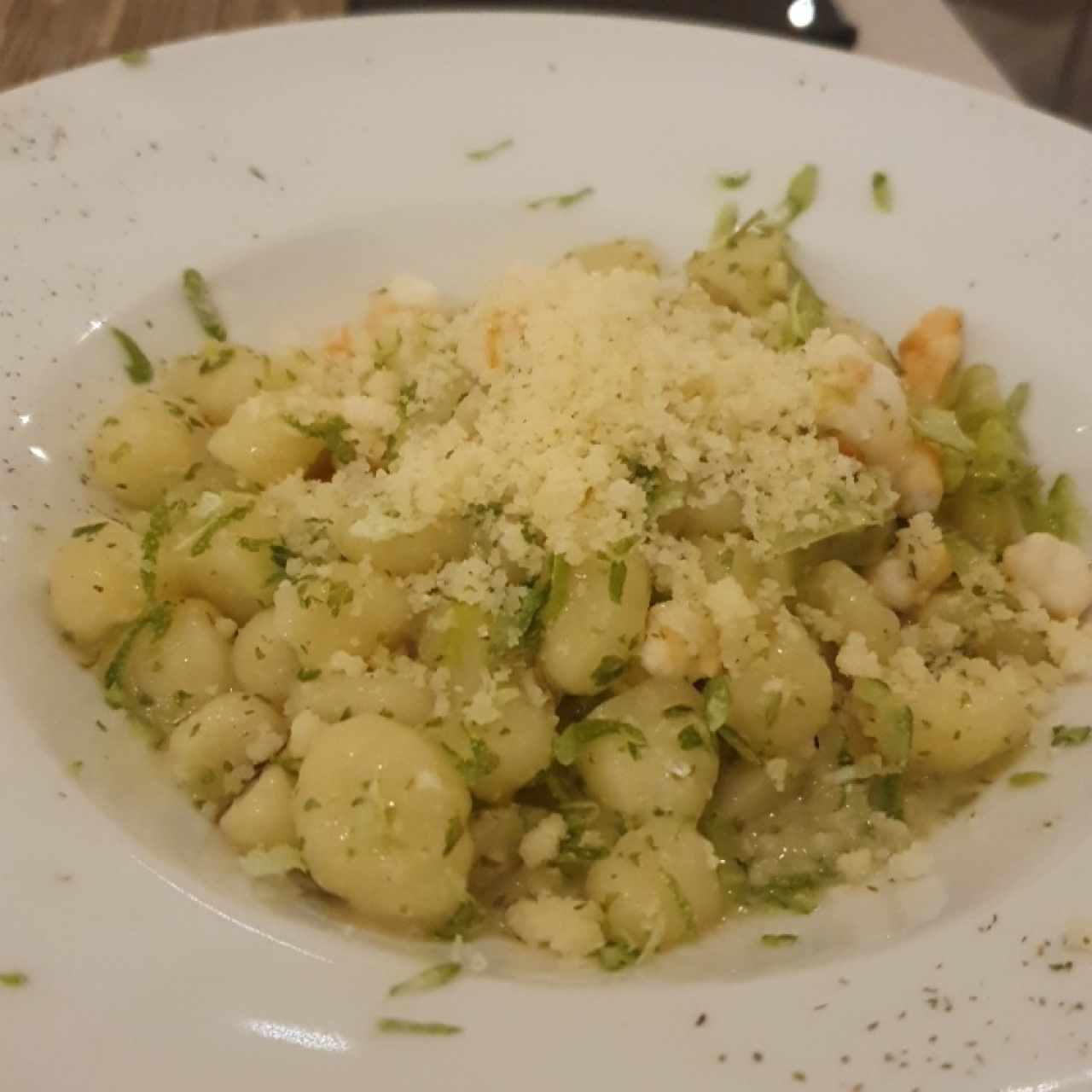 gnocchi de camaron